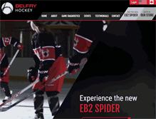 Tablet Screenshot of belfryhockey.com